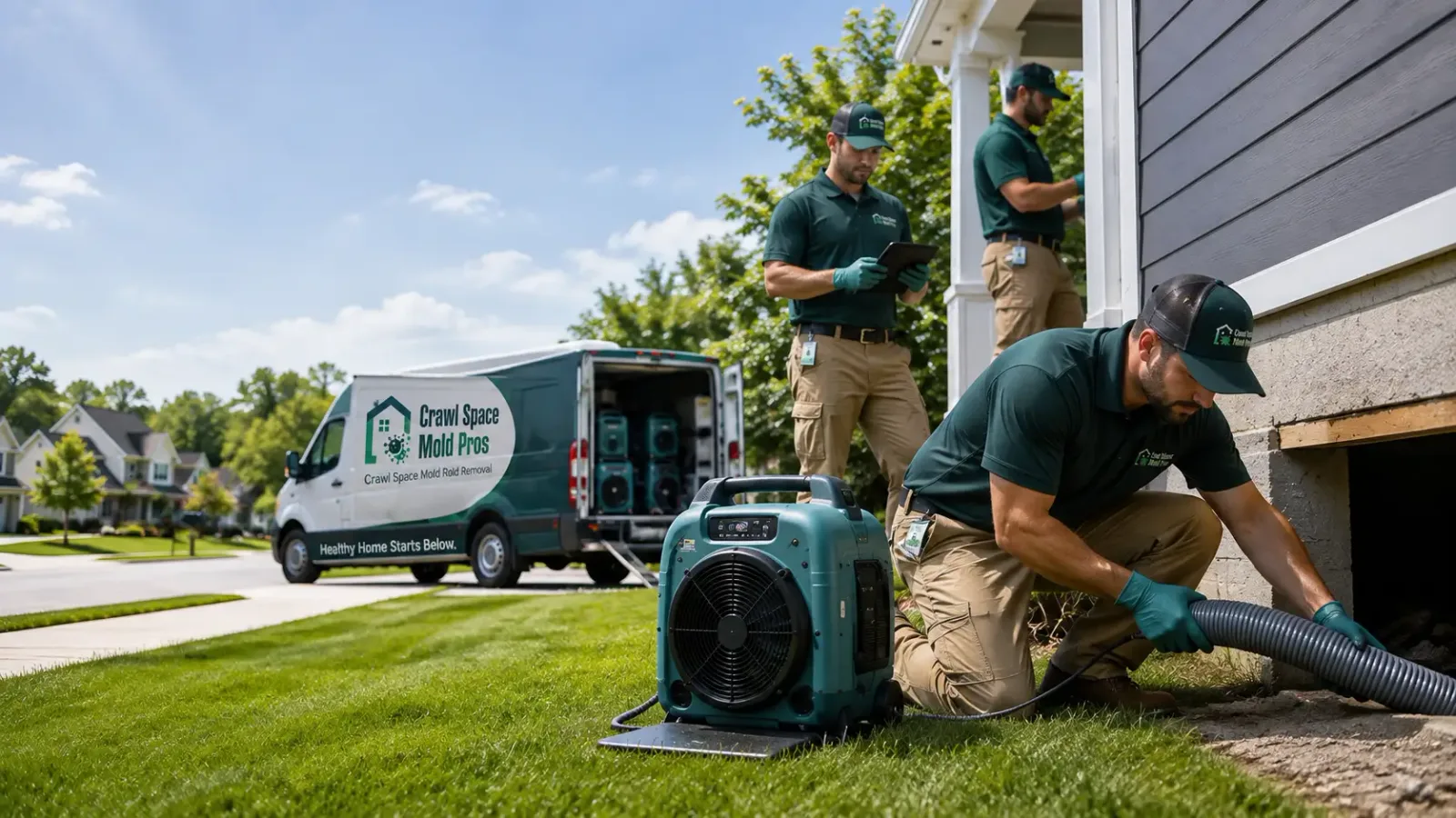 Crawl Space Mold Removal in Montvale, VA